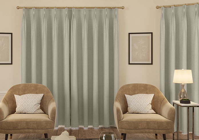 Soft Chevron, Toffee - Made to Measure Curtains - Image 7
